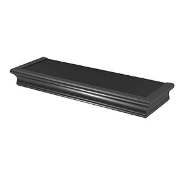 Hillman® 515605 High & Mighty™ Beveled Floating Shelf, Black, 18"