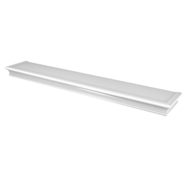 Hillman 515616 High & Mighty Beveled Floating Shelf, White, 36"