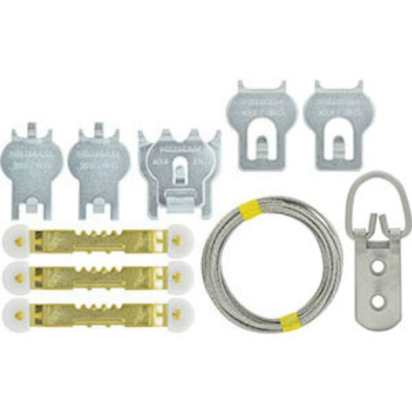 Hillman® 515312 High & Mighty® Picture Hanging Kit, 20 - 60 Lbs, 13-Piece