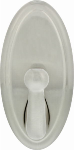 Hillman® 515819 High & Mighty® Large Decorative Oval Hook, Satin Nickel, 25 Lbs