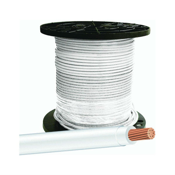 Southwire® 20489112 Type THHN 8 Stranded Building Wire, White, 500'
