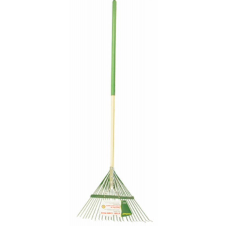 Green Thumb® 2935212 Lawn & Leaf Rake with 22-Steel Tines, 24"