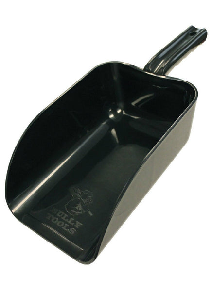 Bully Tools 92161 Largel Poly Hand Black Scoop, 32 Oz, 6.5"