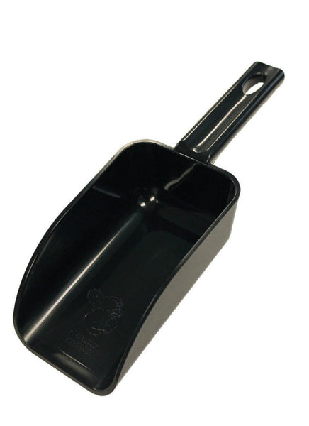 Bully Tools 92160 Small Poly Hand Black Scoop, 16 Oz, 3.5"