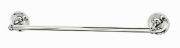 Homepointe 623965HP Rounded Towel Bar w/ Aluminum Tube, Chrome, 24"
