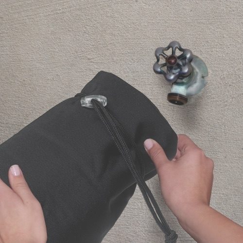 Frost King® FC-3 Slip-On Padded Sock Faucet Cover, Black, 7-3/4" x 9"