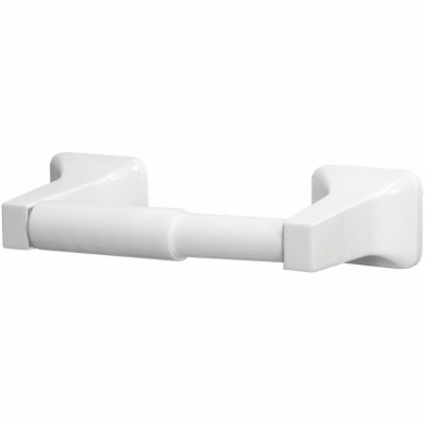 HomePointe 631935HP Brass Base Vintage Toilet Paper Holder, Chrome