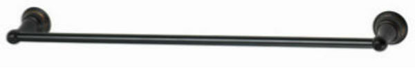Homepointe 623225HP Vintage Towel Bar w/ Brass Tube, Brushed Bronze, 24"
