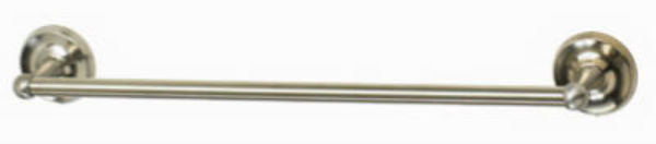 HomePointe 624005HP Brass Base Vintage Towel Ring w/Tube, PVD Brushed Nickel,18"