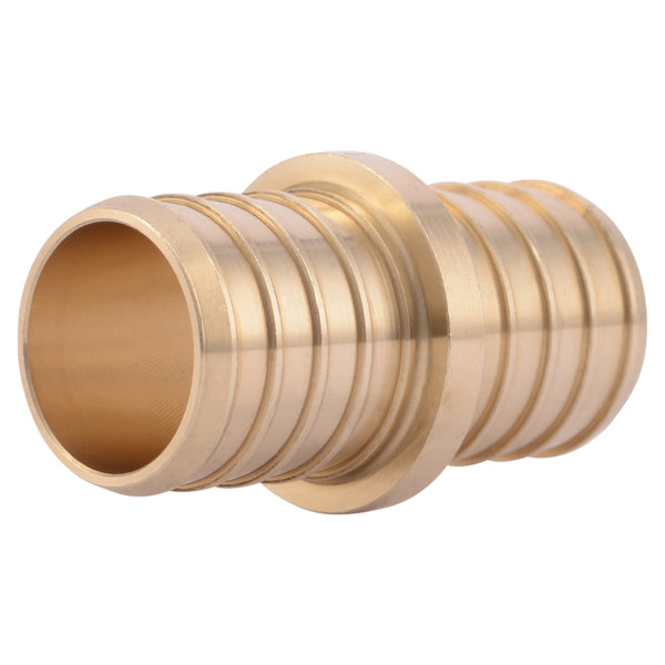 SharkBite® UC020LFA Lead Free PEX Barb Coupling, Brass, 1"