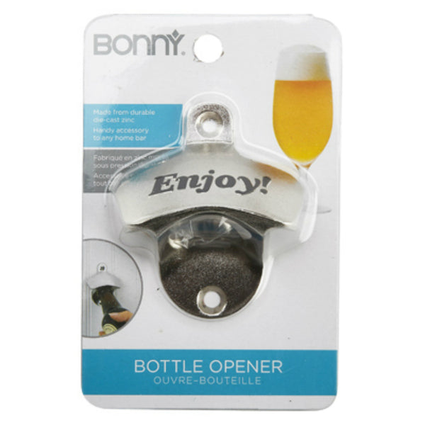Bonny® 79427 Bottle Opener with 2 Screws, Die Cast Zinc