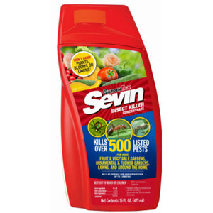 Sevin 100530122 Insect Killer Concentrate, Kills over 500 Pests, 1-Pint
