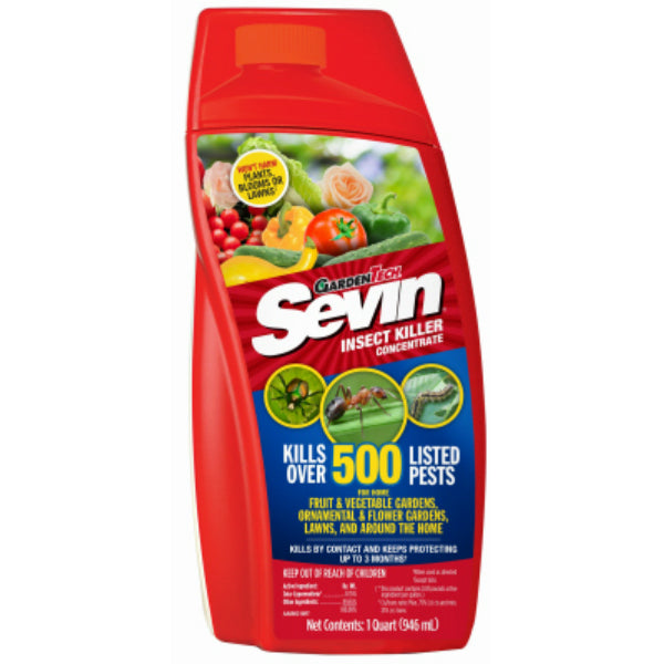 Sevin 100530123 Insect Killer Concentrate, Kills over 500 Pests, 1-Qt