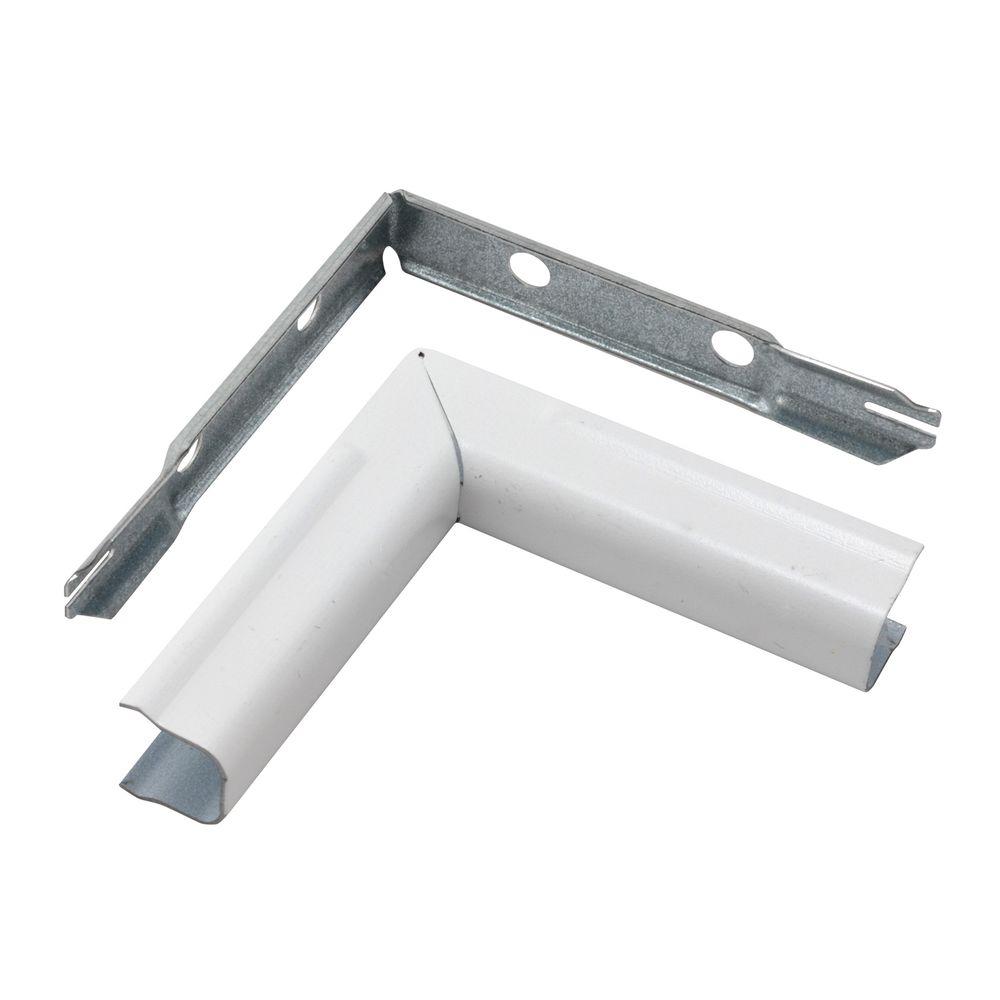 Legrand® BWH7 Wiremold® Metal Raceway 90-Degree Inside Elbow, White