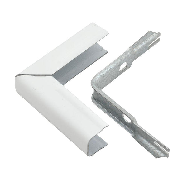 Legrand® BWH8 Wiremold® Metal Raceway 90-Degree Outside Elbow, White
