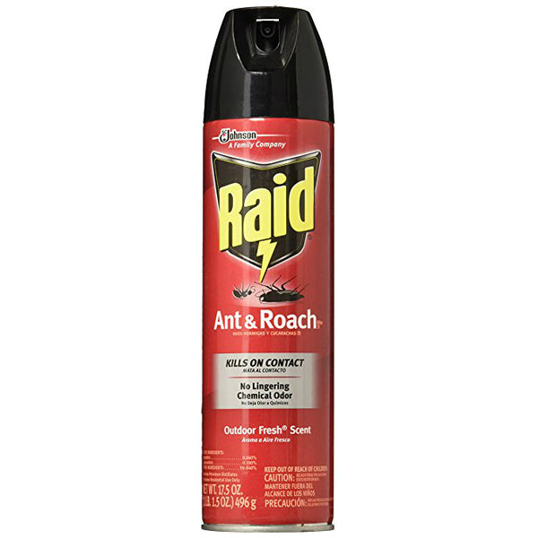 Raid® 21613 Ant & Roach Killer with Outdoor Fresh Scent, 17.5 Oz Spray