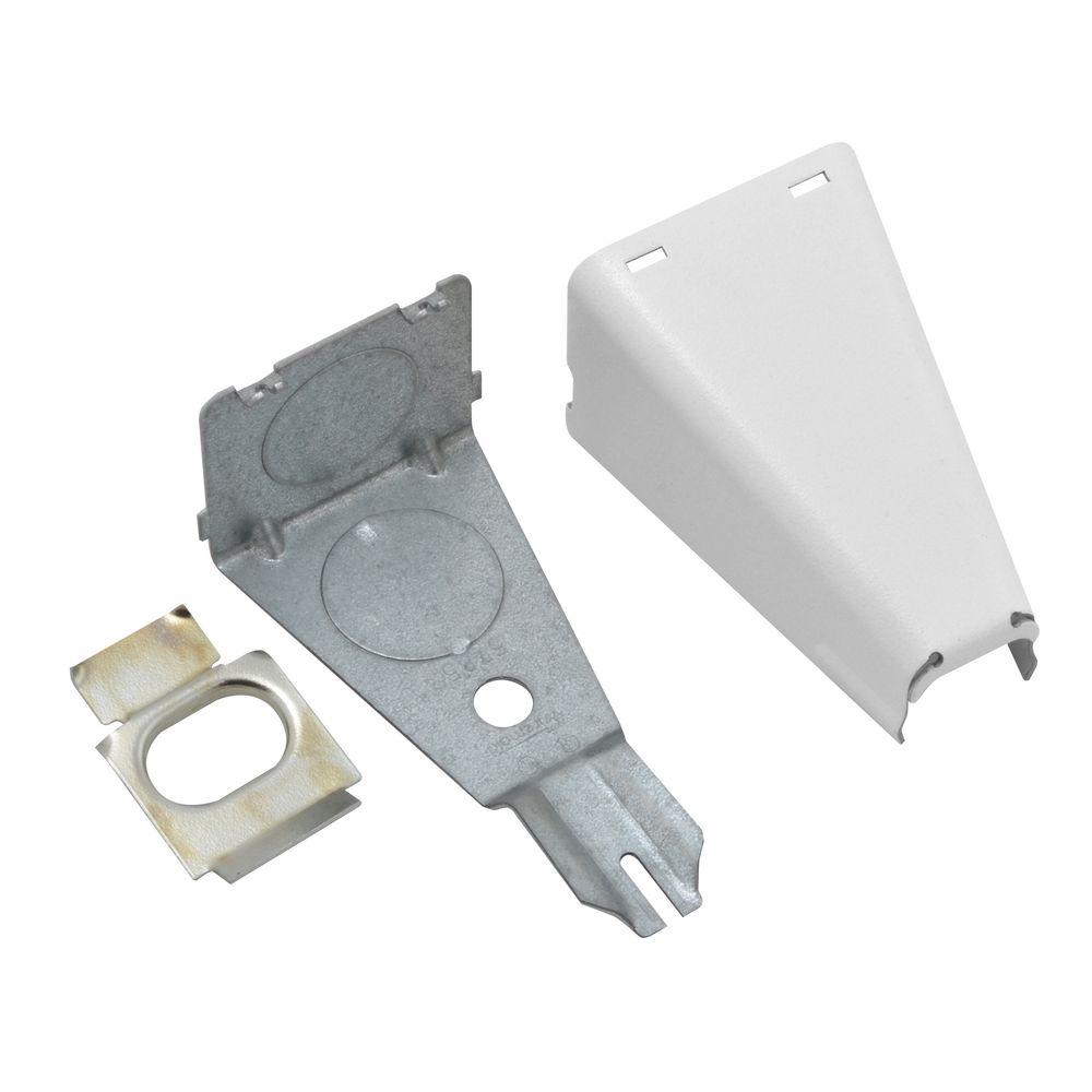 Legrand® BW17 Wiremold® Metal Raceway Fitting Combination Connector, White