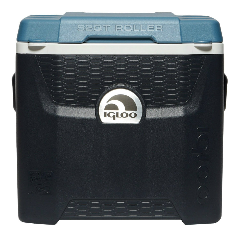 Igloo 34067 Maxcold Quantum Wheeled Cooler with Triple Snap, 52 Qt