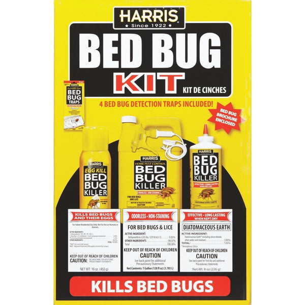 Harris BBKIT-LGVP-4 Bed Bug Insect Killer, 4 Piece