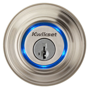 Kwikset® 925-KEVO2-DB-15 Kevo 2-Gen Bluetooth Electronic Deadbolt, Satin Nickel