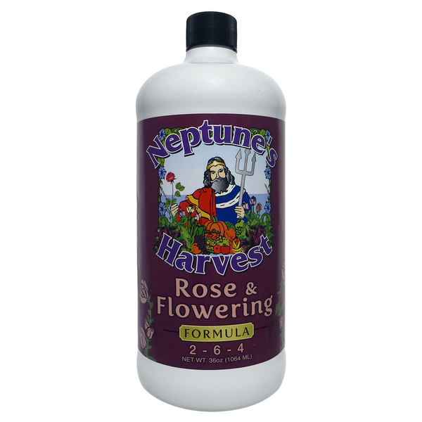 Neptune's Harvest RF136 Rose & Flowering Formula Fertilizer, 2-6-4, 36 Oz