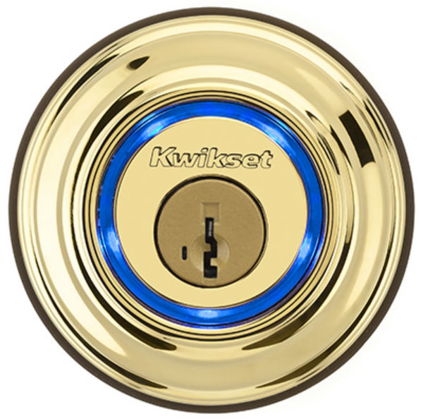 Kwikset® 925-KEVO2-DB-L03 Kevo 2-Generation Bluetooth Electronic Deadbolt, Brass