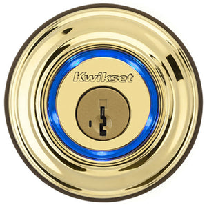 Kwikset® 925-KEVO2-DB-L03 Kevo 2-Generation Bluetooth Electronic Deadbolt, Brass