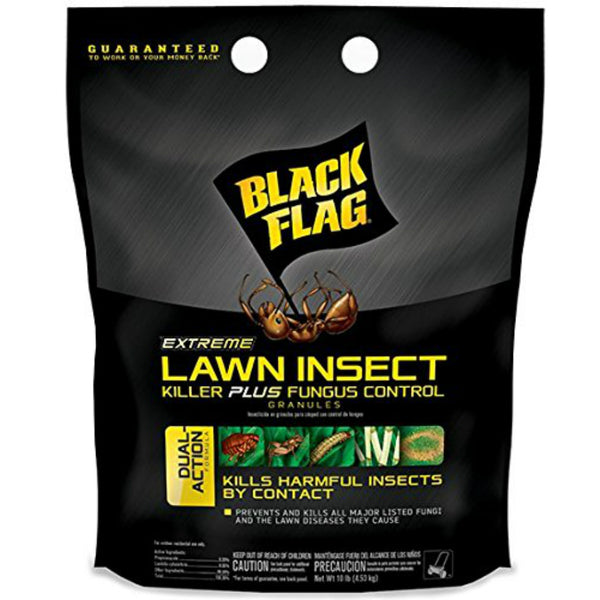 Black Flag® HG-11112  Extreme Lawn Insect Killer/Fungus Control, Granules, 10 Lb