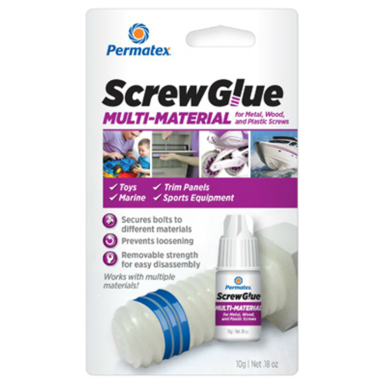 Permatex 28207 ScrewGlue Multi-Material Gel, 5-Gram