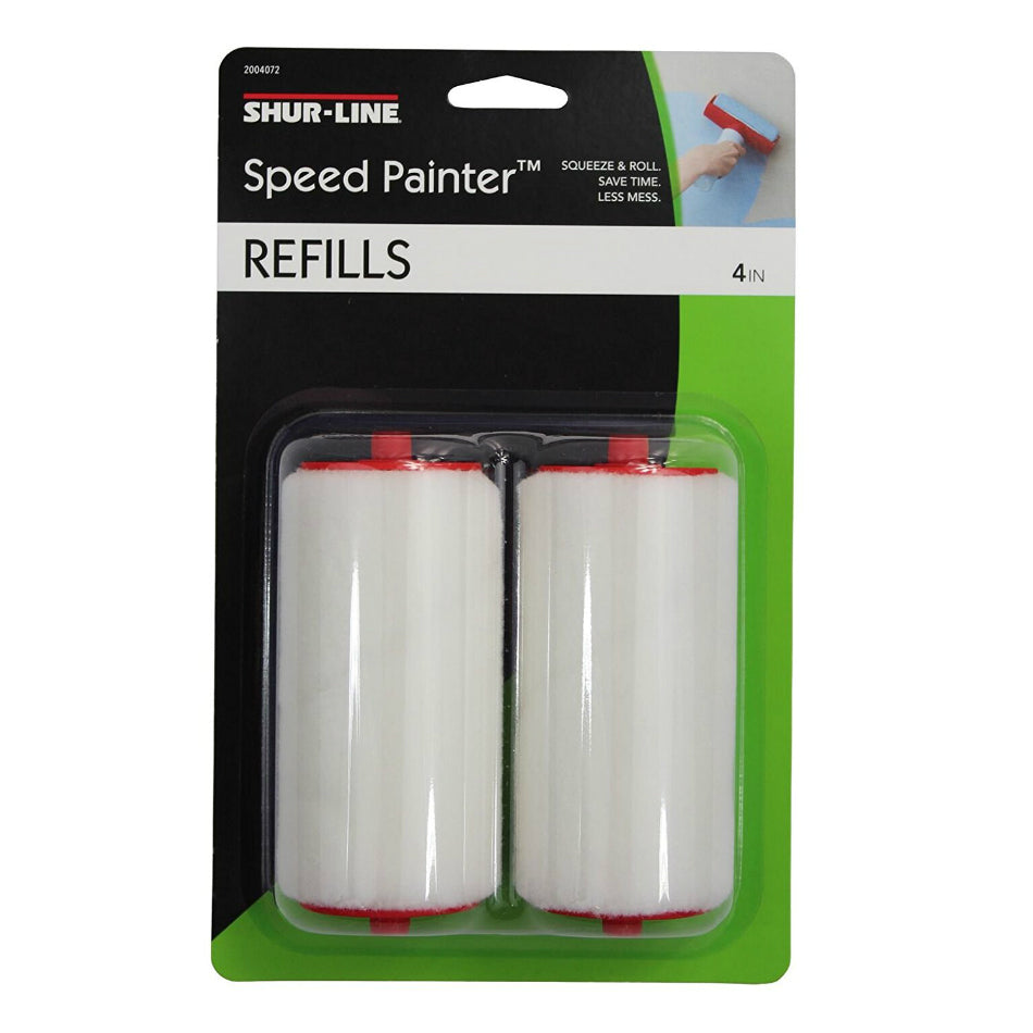 Shur-Line® 2004072 Speed Painter™ Refill Roller Cover, 4", 2-Pack