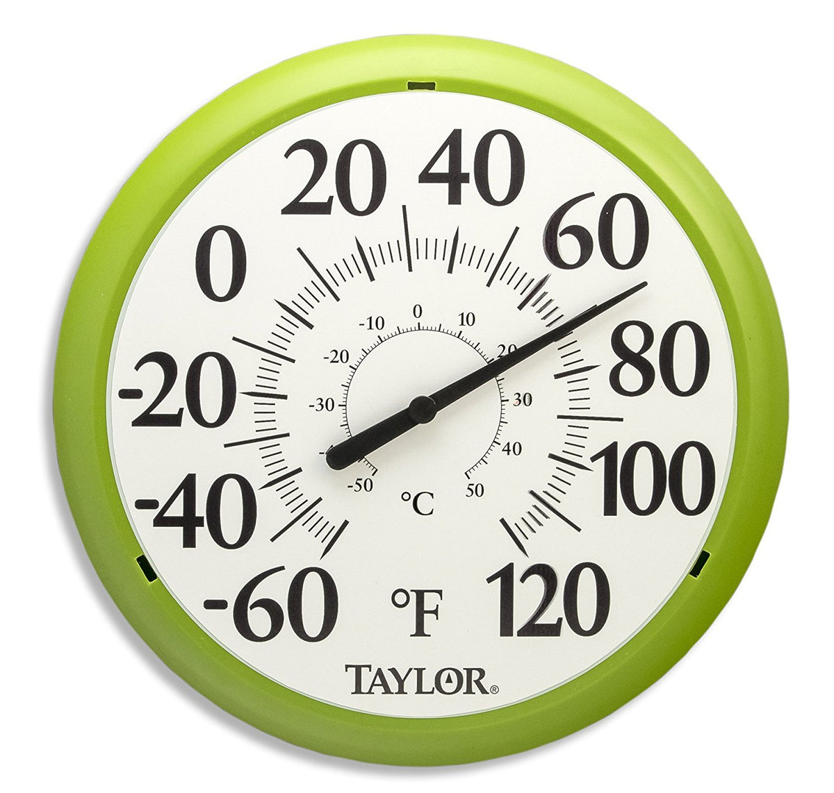 Taylor 6700GR Easy Read Big & Bold Dial Thermometer, Spring Green, 13.25"