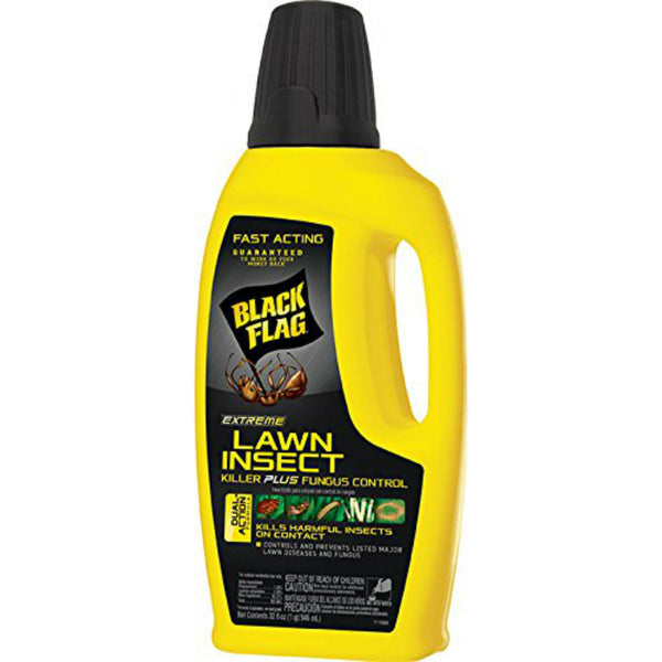 Black Flag HG-11118 Extreme Lawn Insect Killer/Fungus Control, Concentrate,32 Oz