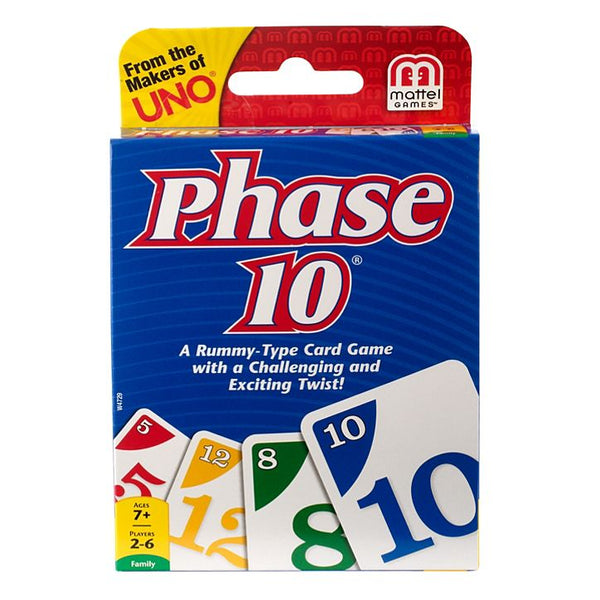 Mattel Games® W4729 Phase 10™ Rummy-Type Card Game, Age 7 & Up