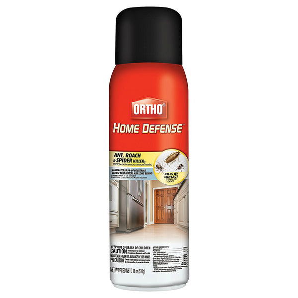 Ortho 0275612 Home Defense Ant / Roach / Spider Killer-2, 18 Oz Aerosol