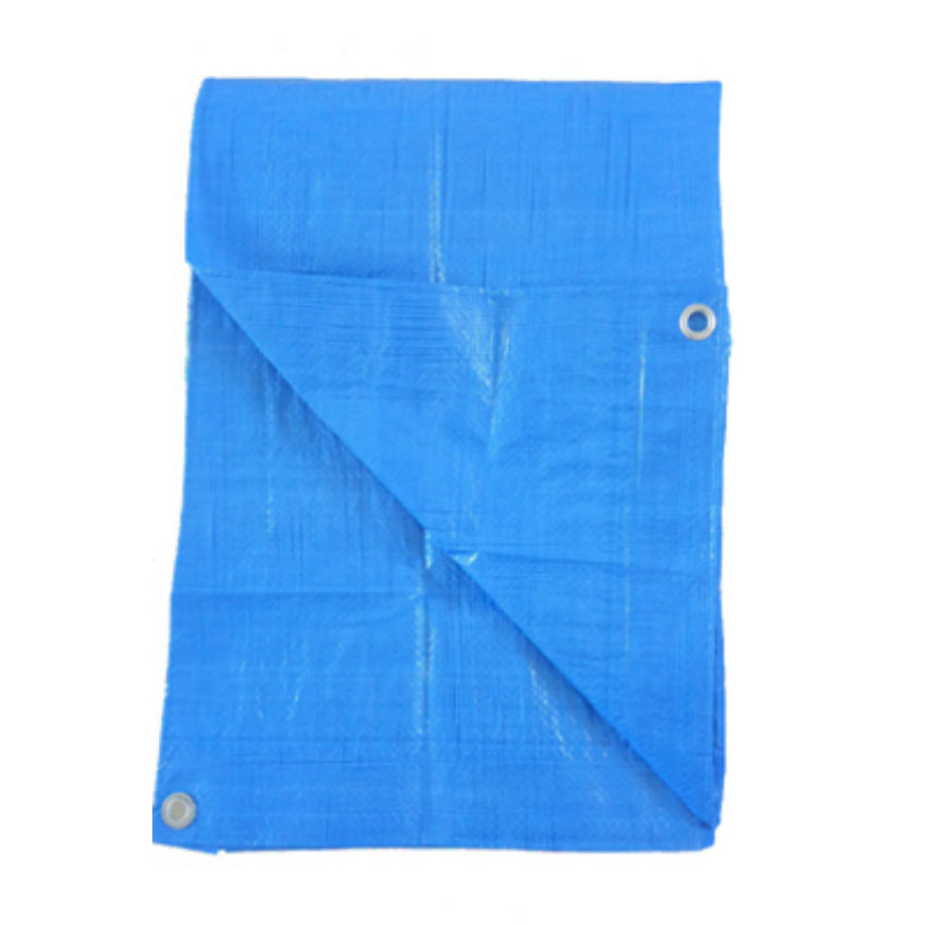 Kaps Tex KT-LT0608B Polyethylene Storage Tarp Cover, Light Blue, 6' x 8'
