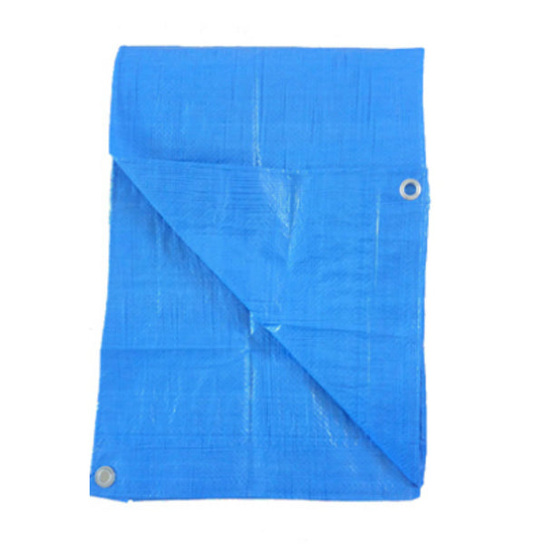 Kaps Tex KT-LT0810B Polyethylene Storage Tarp Cover, Light Blue, 8' x 10'