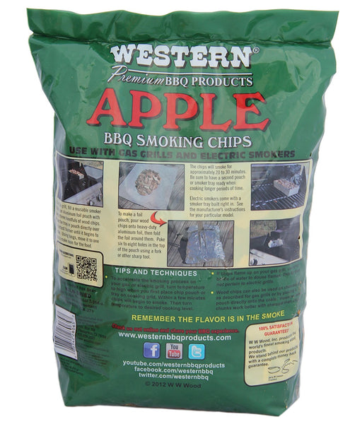 Western® 38066 Cherry BBQ Smoking Chips, 180 Cu.in.