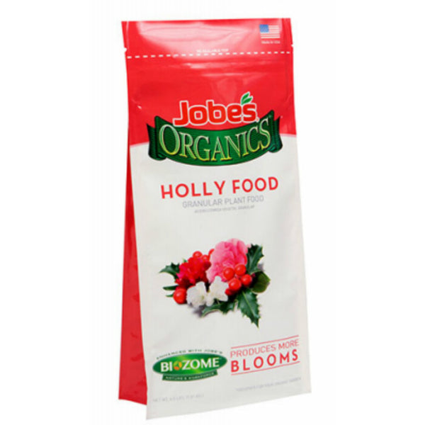 Jobe’s Organics® 09827 Holly Food Granular Plant Food w/ Biozome®, 5-4-3, 4 Lbs