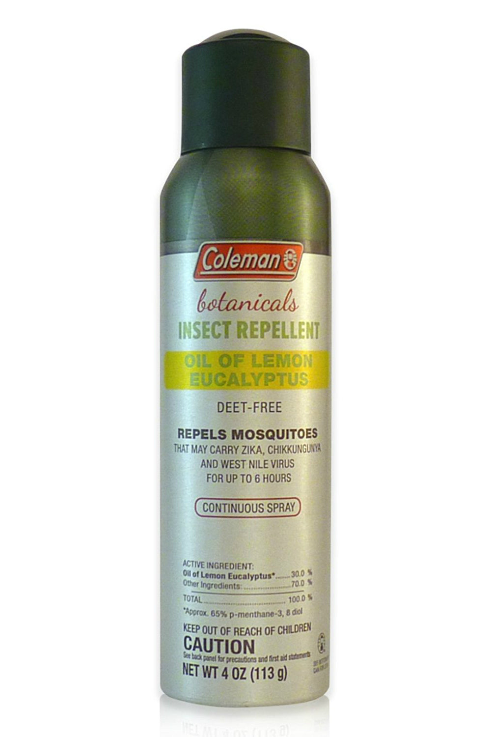 Coleman 7734 Botanicals Insect Repellent Spray w/Oil of Lemon Eucalyptus, 4 Oz