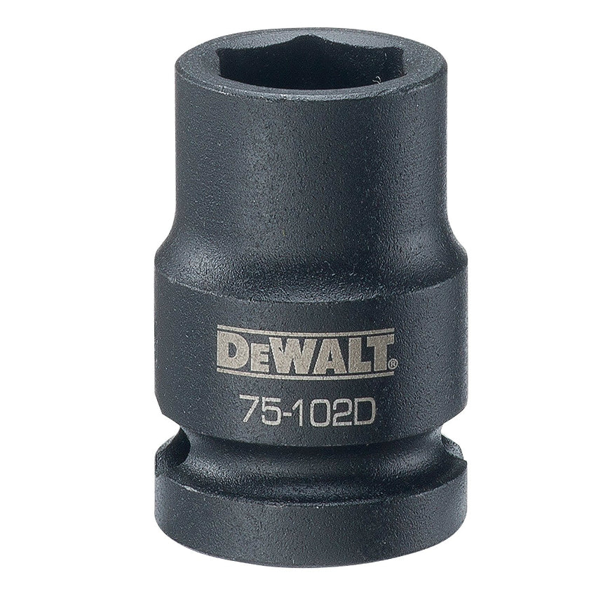 DeWalt® DWMT75102OSP Black Oxide Coating Impact Sockets, 1/2'' Drive, 6-Pt, 14 mm