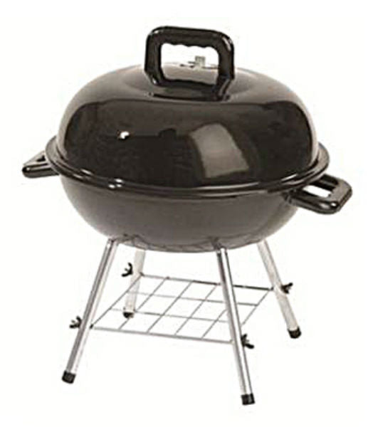 Rankam TG2180501-SC Charcoal Kettle Grill with Ash Catcher, Black, 14"