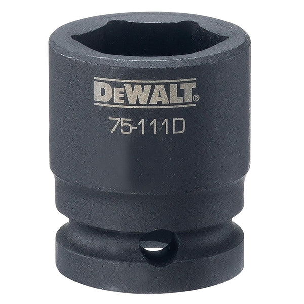 DeWalt DWMT75111OSP Black Oxide Coating Impact Sockets, 1/2'' Drive, 6-Pt, 21 mm
