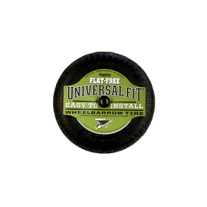 Marathon 00270 Flat-Free Universal Fit Wheelbarrow Tire, 14.5"