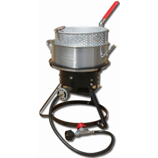 King Kooker® 1217 Cooker Package 12" with 10-Qt Aluminum Fry Pan & Basket