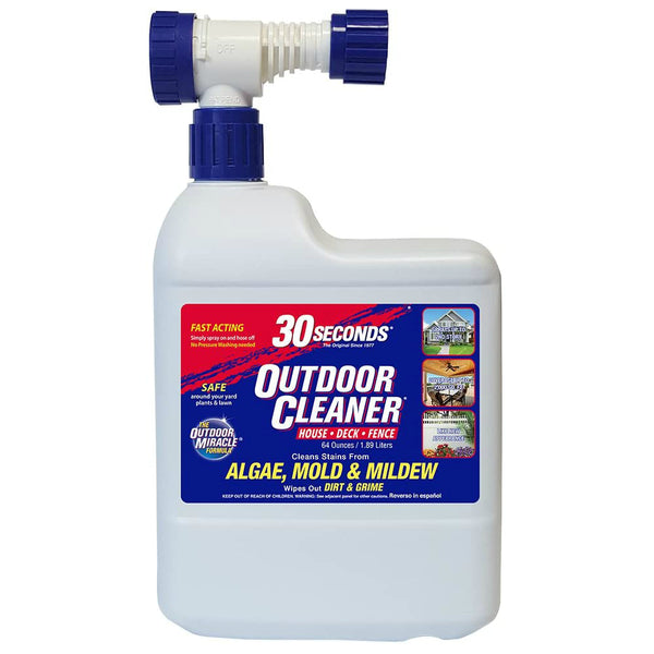 30 SECONDS 6430S Outdoor Cleaner for Algae / Mold / Mildew, 64 Oz