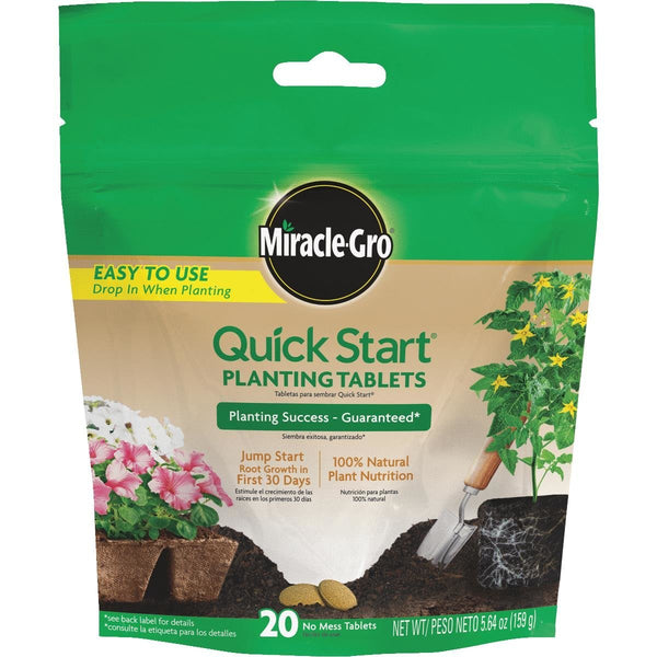 Miracle-Gro® 3784101 Quick Start® Planting Tablets, 20-Count