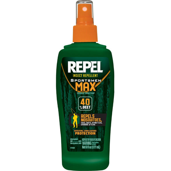 Repel® HG-94101 Insect Repellent Pump Spray with Max Formula® 40% DEET, 6 Oz
