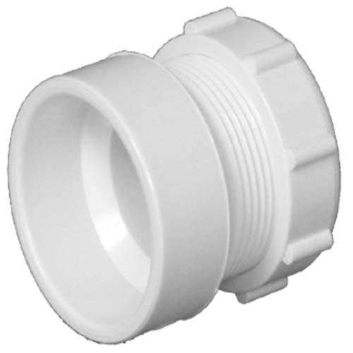 Charlotte Pipe PVC-00104R-0600HA DWV Schedule 40 Female Trap Adapter, 1-1/2"