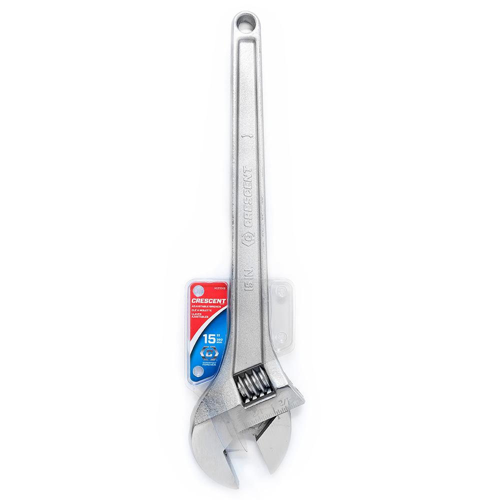 Crescent® AC215VS Adjustable Tapered Handle Wrench, 15"