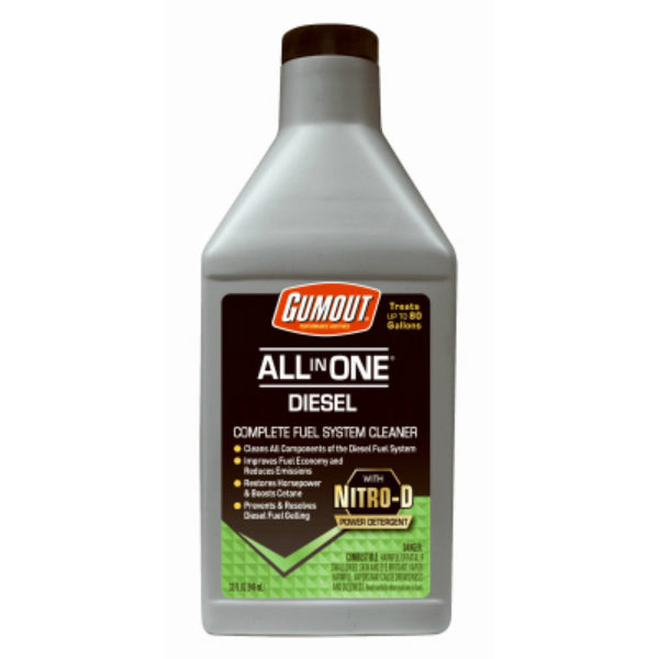 Gumout® 510012 All-In-One® Diesel Complete Fuel System Cleaner, 32 Oz